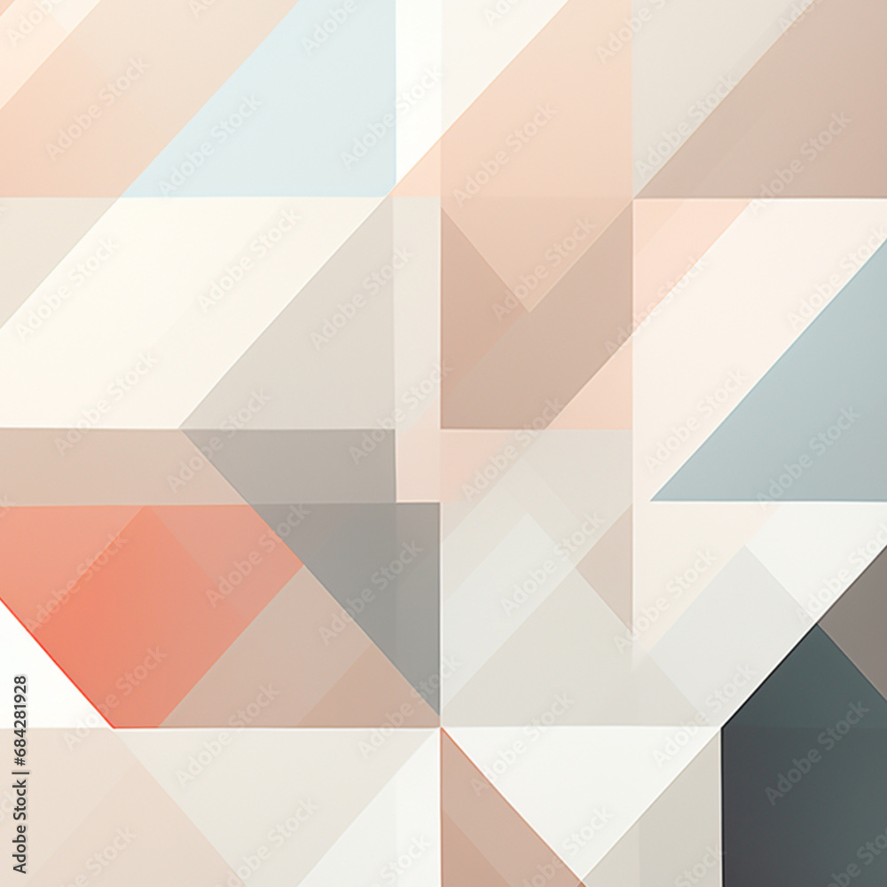 Fototapeta premium minimalist, geometric pattern in light colors 