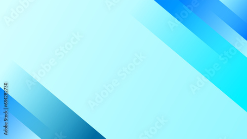 Diagonal fading blue green side lines copy space background