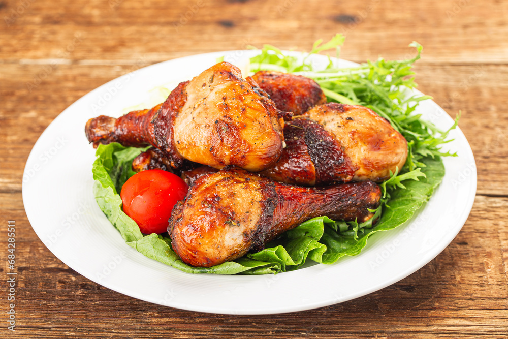 Delicious homemade roasted chicken legs Delicious homemade roasted chicken legs