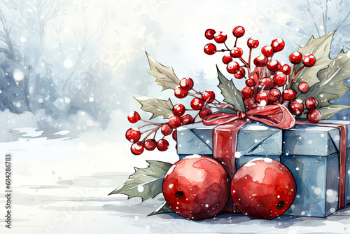 Winter, Weihnachten & Wünsche:  Aquarell Impressionen zur Weihnachtszeit