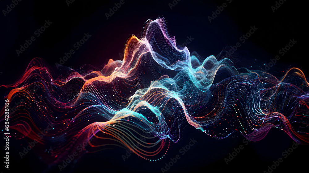 Obraz premium abstract fractal background
