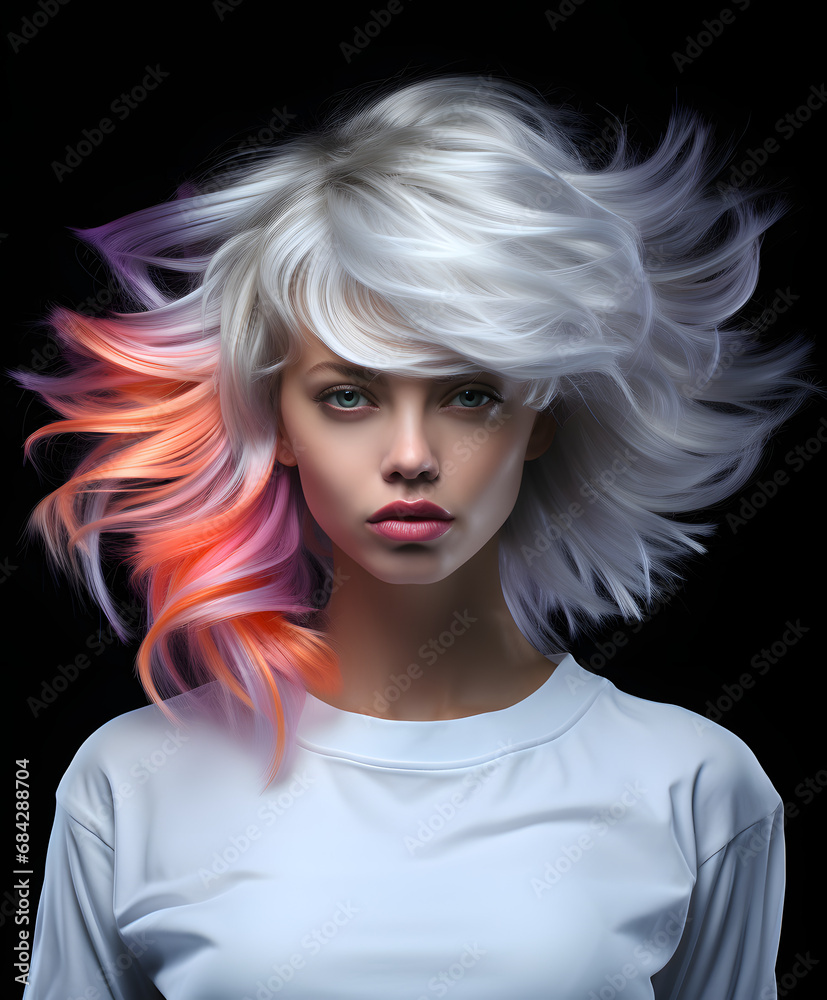 Portrait of a fashionable woman Portrait of a fashionable woman