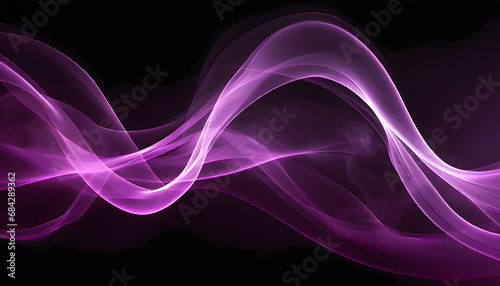 Purple wave abstract 3d wallpaper