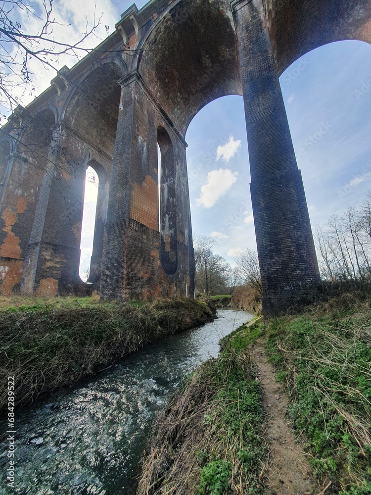 Ouse Valley railway viaduct, east sussex, england