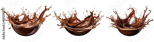 Melted chocolate photo