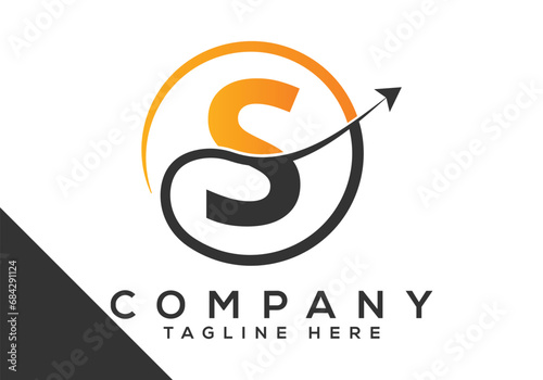 Letter S Finance Logo Design Vector Template. Marketing And Financial Business Logo.