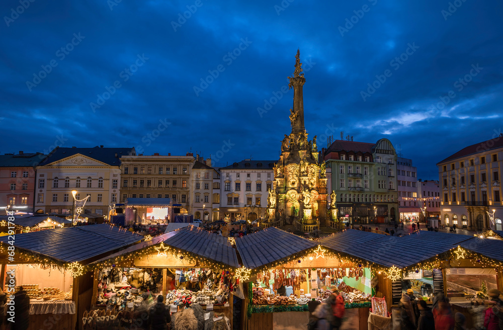 Obraz premium Christmas market in Olomouc - Czech Republic