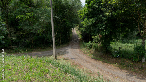 Estrada Linha Bela na cidade de Gramado  Rio Grande do Sul - Brasil