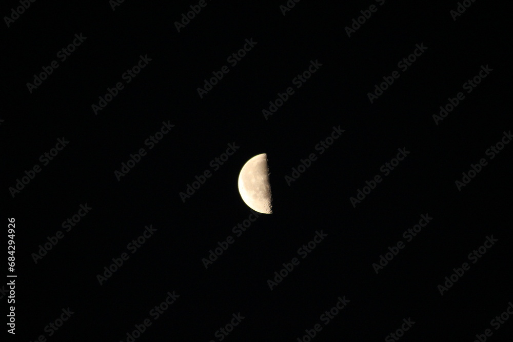 Obraz premium 月 下弦の月