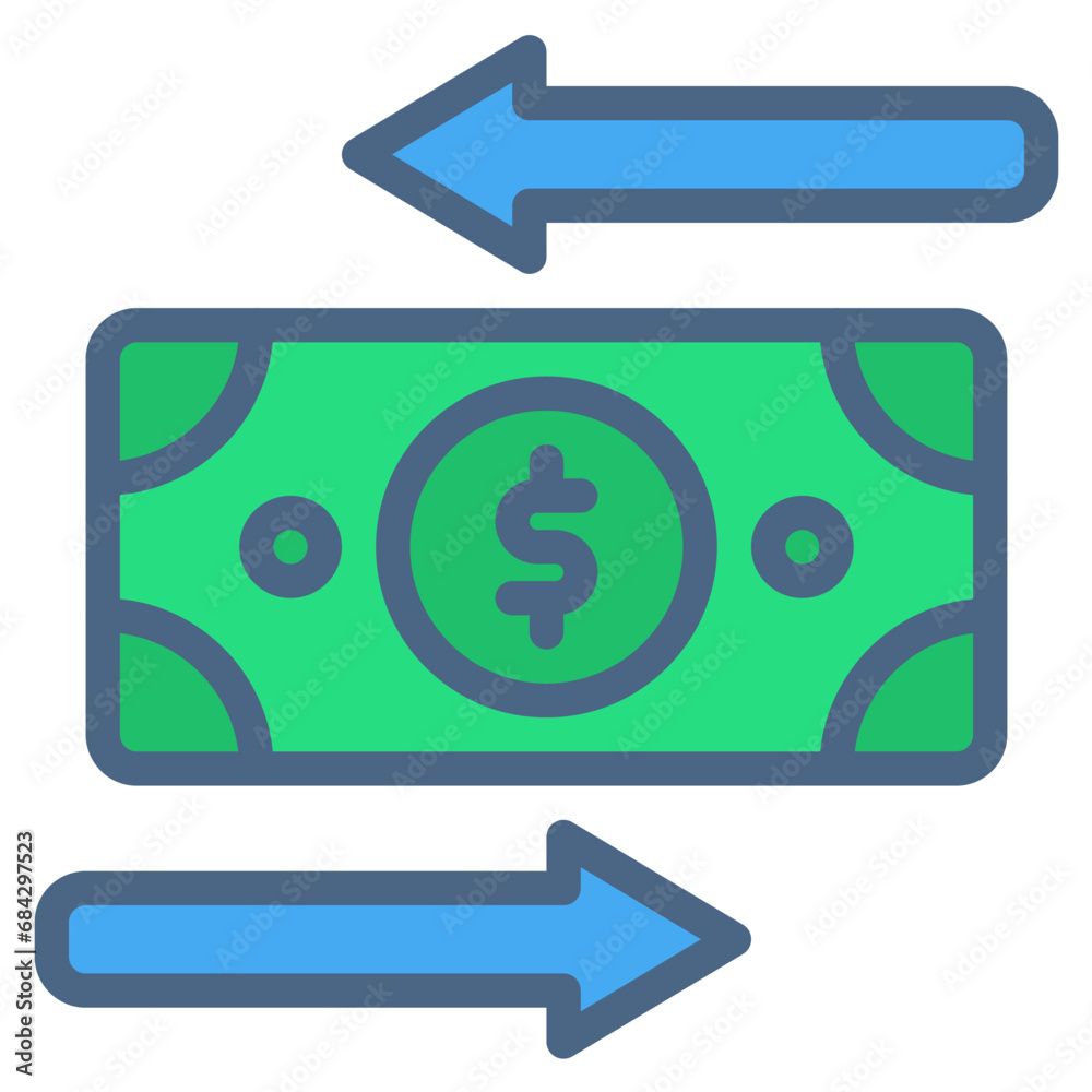 currency, money, dollar icon or logo illustration filled outline color style. Icons ecommerce color. currency, money, dollar icon or logo illustration filled outline color style. Icons ecommerce color.