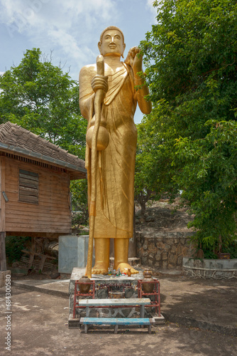 Buddha statue at Wat Khao Takiap in Hua Hin photo