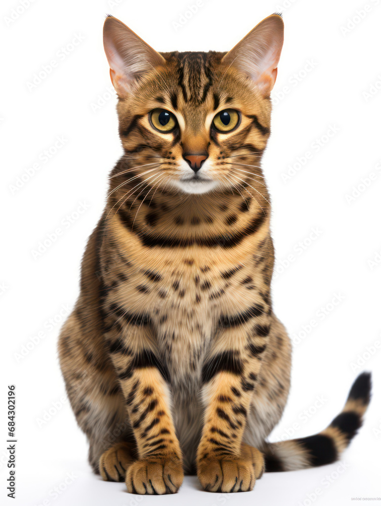 Fototapeta premium Lukoi Cat Studio Shot Isolated on Clear Background, Generative AI