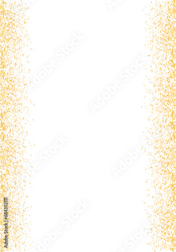 Shine gold dust, glowing sparkles golden dust particles, abstract luxury gold confetti border with glitter dust, abstract Christmas gold dust and glare background – vector