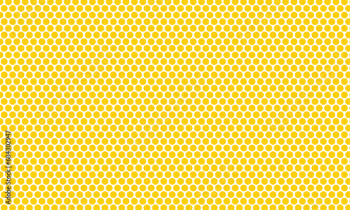 abstract geometric yellow dot pattern can be used background.