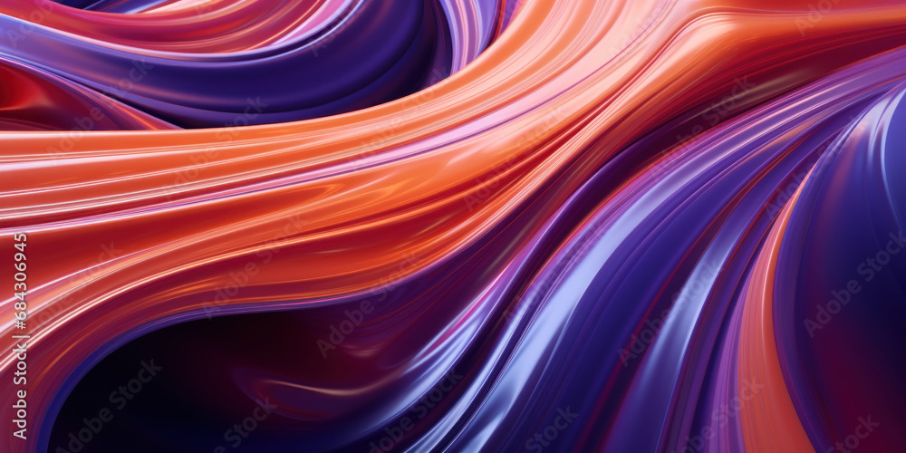 Dynamic abstract with swirling waves of blue and red. Dynamic abstract with swirling waves of blue and red.