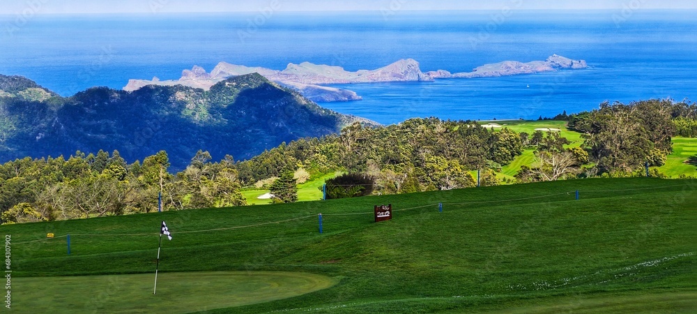 Green fields for golf playing