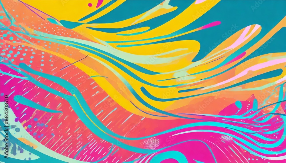Abstract digital art background. AI generation. Abstract digital art background. AI generation.