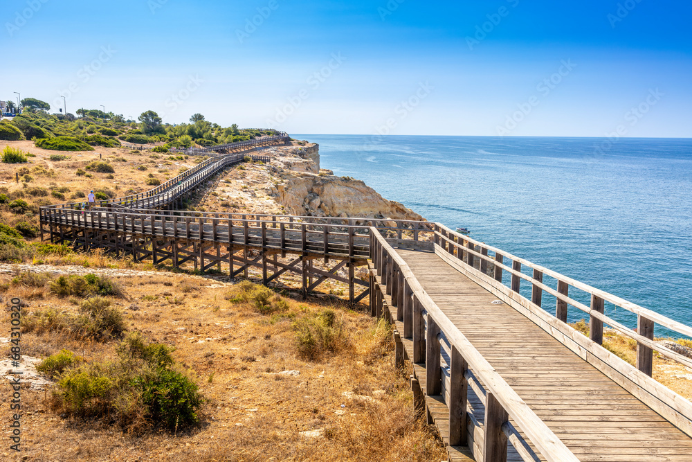 Fototapeta premium Idyllic landscape at the beautiful Algarve, Portugal