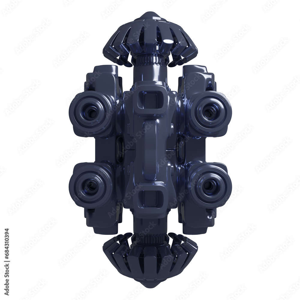 Metal abstract shape, 3d render Metal abstract shape, 3d render