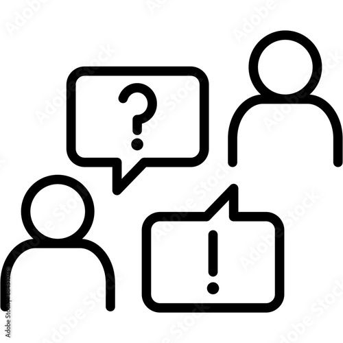 Confused Communication Icon