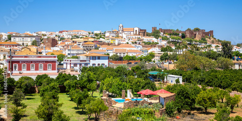 Panorama of Silves city, Portugal