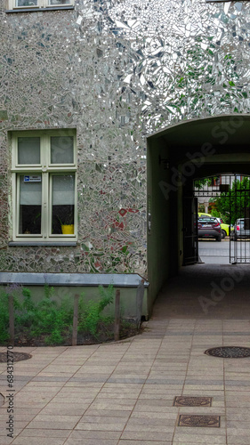 entrance to the house