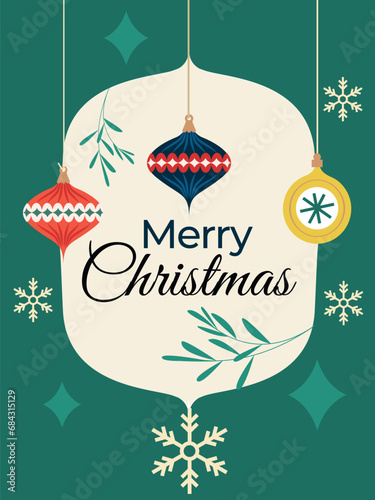 Merry Christmas, Happy Holidays greeting card Set. Modern design with typography and beautiful geometric snowflakes, Christmas tree, balls and gifts. Minimal banner, poster, cover templates. 
