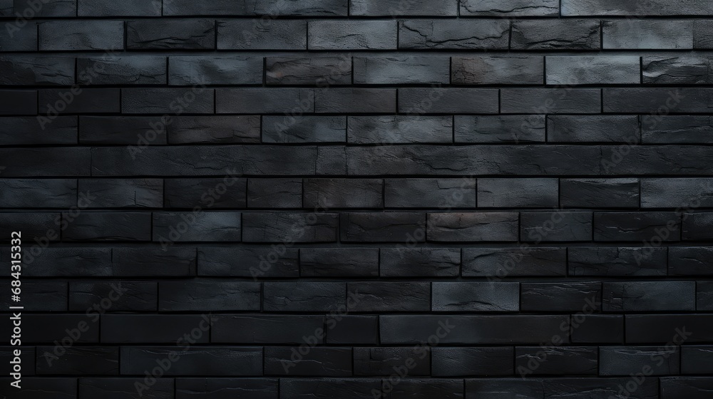 Black brick wall texture Black brick wall texture
