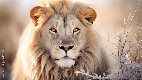 portrait of a lion © Denis