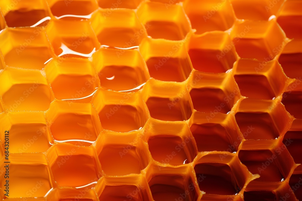 Background with honeycomb close-up, honey, texture of golden honeycomb. Background with honeycomb close-up, honey, texture of golden honeycomb.