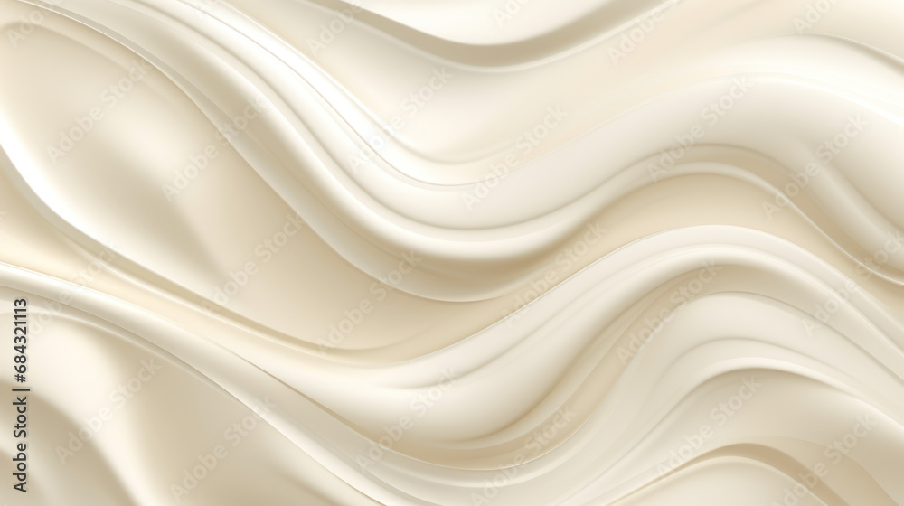 Ice cream leaks. Cream smudges on the cake. Abstract background. 3d rendering. Ice cream leaks. Cream smudges on the cake. Abstract background. 3d rendering.
