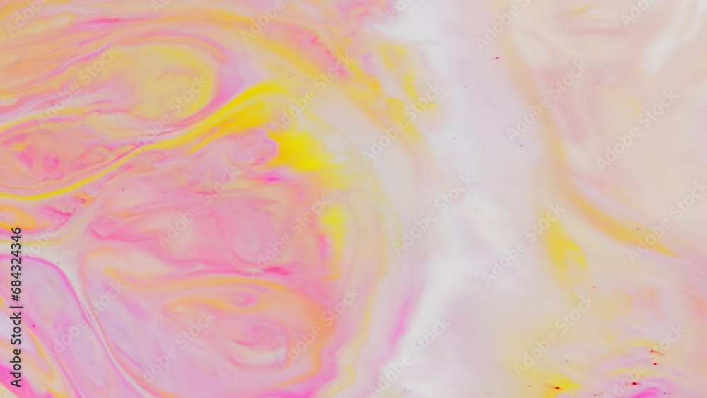 Liquid Paint Mixing Backdrop with Splash and Swirl. Fluid Art Drawing Video of Pastel Shades Liquid Paint Mixing Backdrop with Splash and Swirl. Fluid Art Drawing Video of Pastel Shades