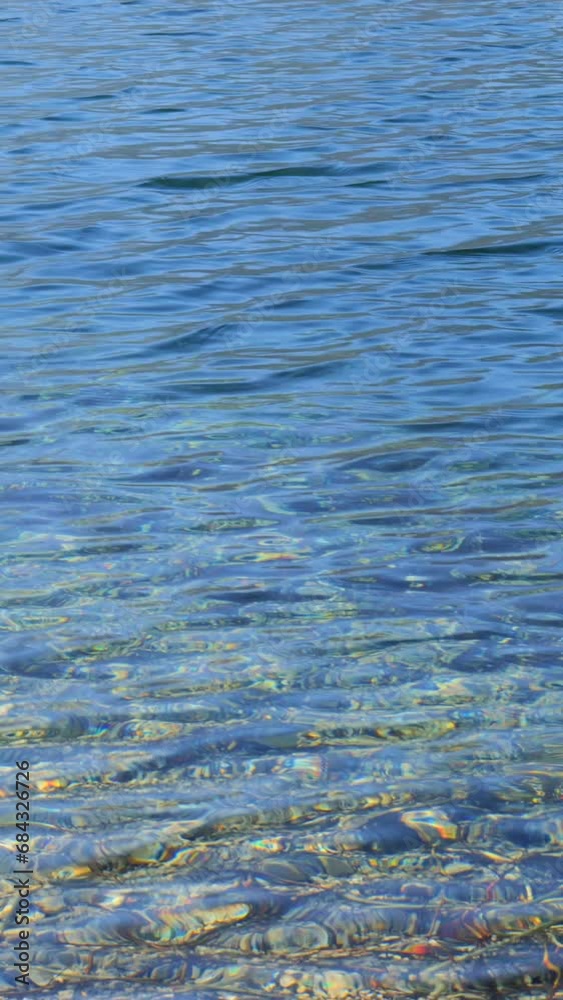 Ripples on a Blue Mountain Lake Water Surface on a Sunny Day Ripples on a Blue Mountain Lake Water Surface on a Sunny Day