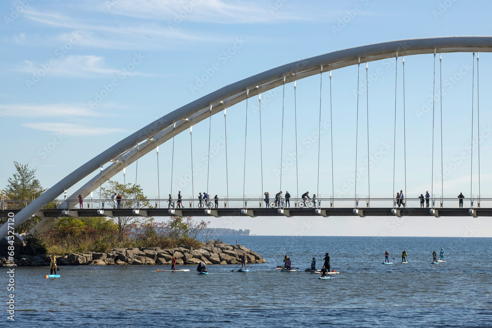 Fototapeta premium bridge over the river