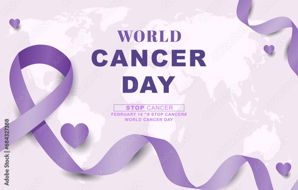 world cancer day for social media, banner, flyer. vector illustration world cancer day for social media, banner, flyer. vector illustration