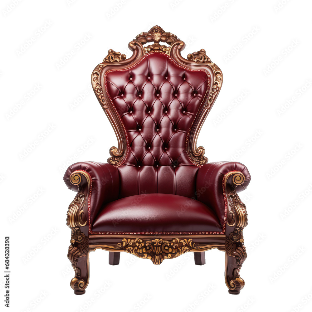 Luxury Throne. Isolated on a Transparent Background. Cutout PNG. Luxury Throne. Isolated on a Transparent Background. Cutout PNG.