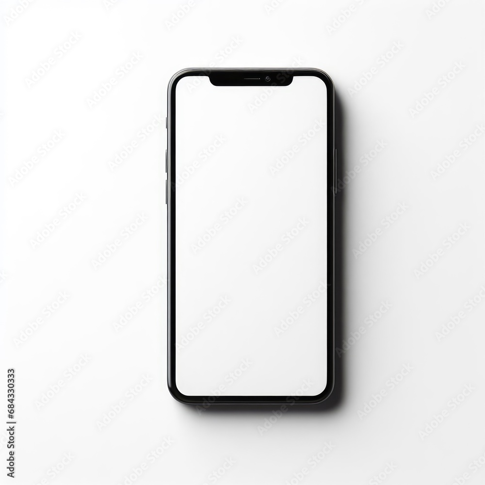 3d mobile smart phone blank screen mockup isolated on white background
3d mobile smart phone blank screen mockup isolated on white background