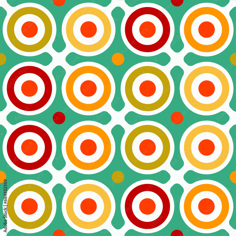 Retro art deco decorative seamless pattern vector image Retro art deco decorative seamless pattern vector image