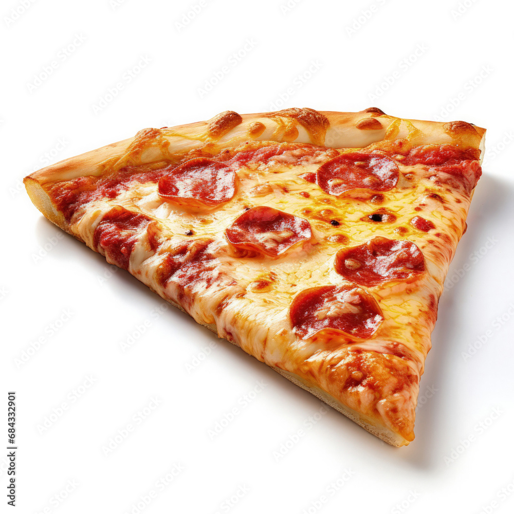 A pizza slice isolated on white background –s 150 A pizza slice isolated on white background –s 150
