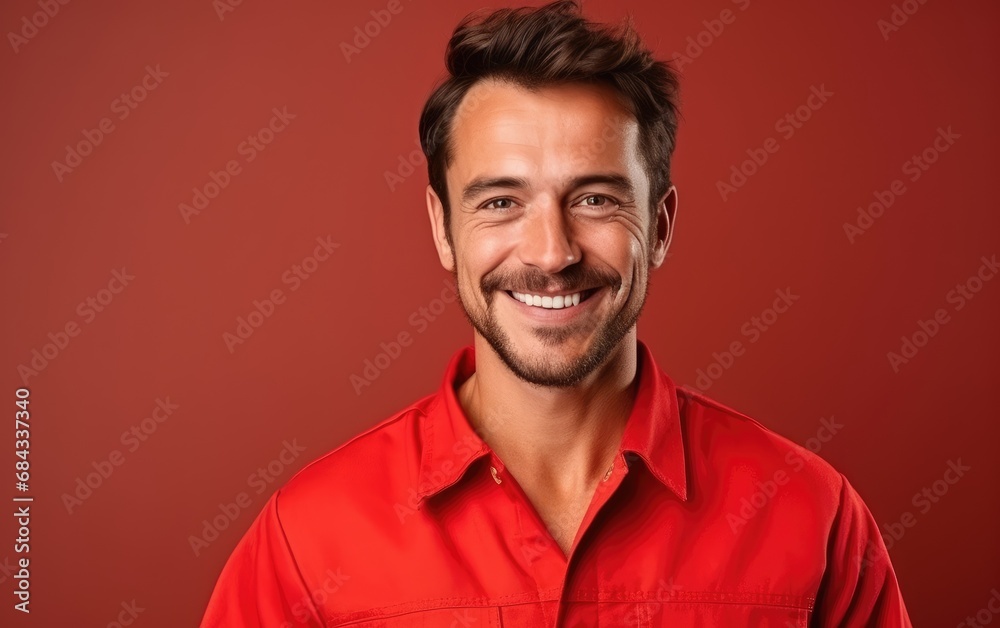 Smiling handsome auto mechanic Smiling handsome auto mechanic