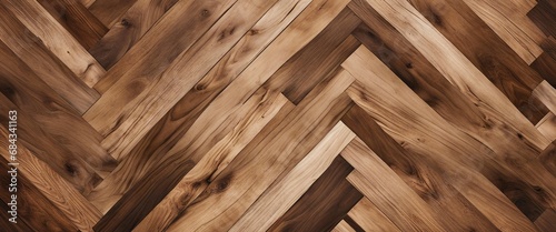 Seamless herringbone pattern  well-worn wooden floor  intricate details  rich patina  timeless elegance