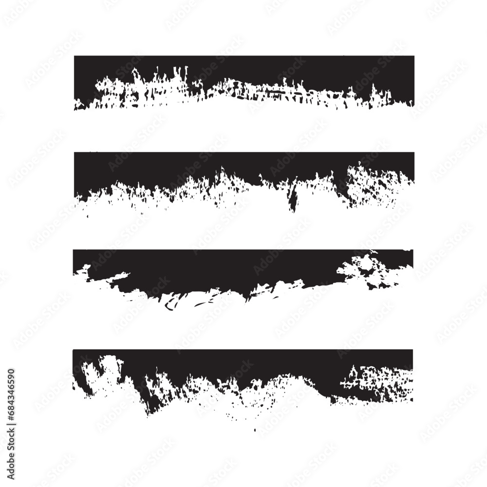 set of grunge banners set of grunge banners