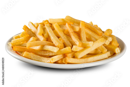 potato, food, chips, snack, fried, french, fries, meal, french fries, fast, white, isolated, lunch, fry