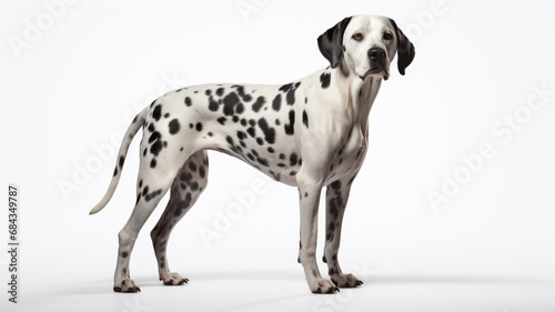 Standing Dallmatian Dog