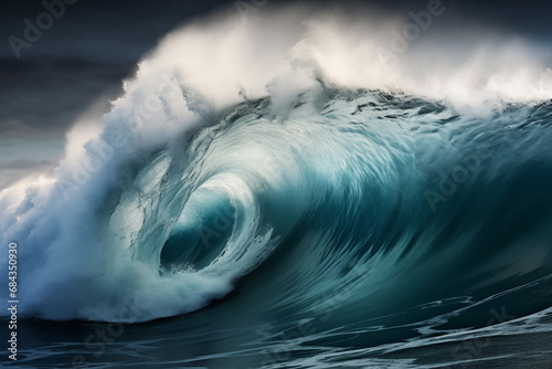 Ocean Wave Crashing