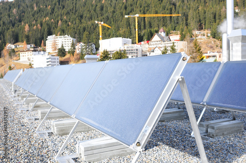 Switzerland: More and more house roofs are equipped with solar panels photo