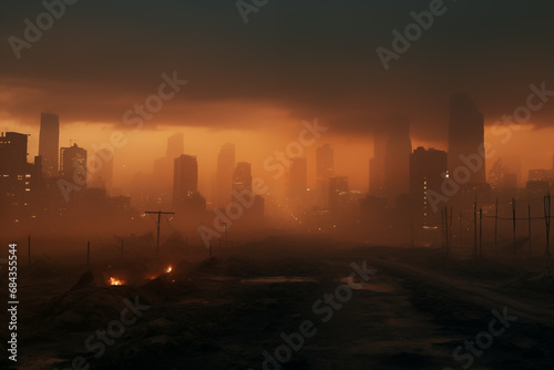 Post-Apocalyptic City Concept Art