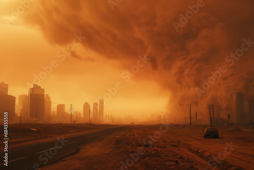 Post-Apocalyptic City Concept Art