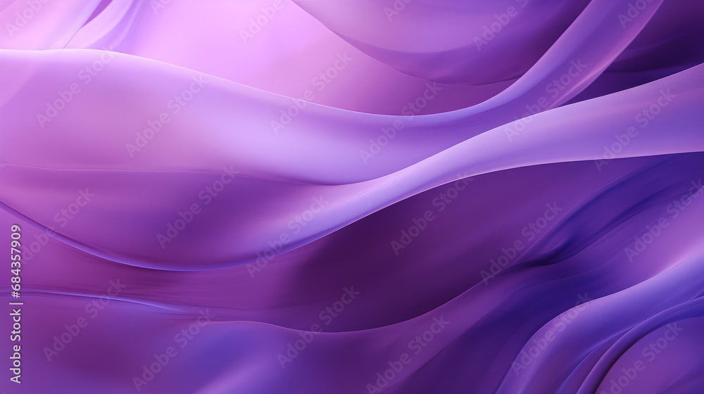 Obraz premium Purple Flowing Wave Pattern Background