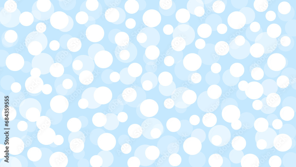 Blue and white background seamless pattern with dots